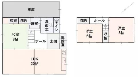 Aomori City, Oaza Nonai, Azakikukawa (Nonai Station) 2-story building 3LDK