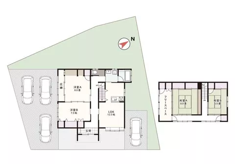 Nagaoka City, Myoken Town (Echigo-Takidani Station), 2-story, 4SLDK