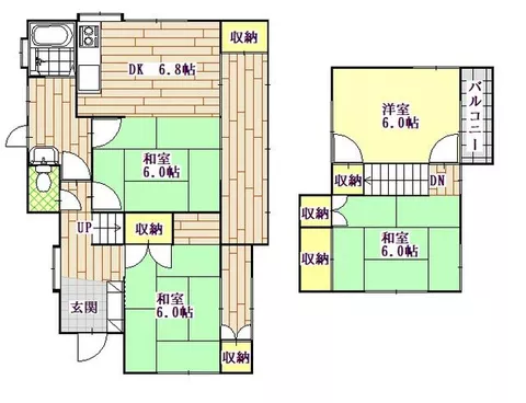 Nagasaki City, Kawahira Town, 2-story, 4DK - Image 2