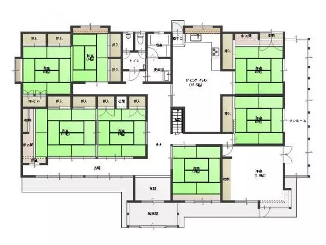 Ootsutsumi Higashi 2 (Kitakami Station) 13.2 million yen
