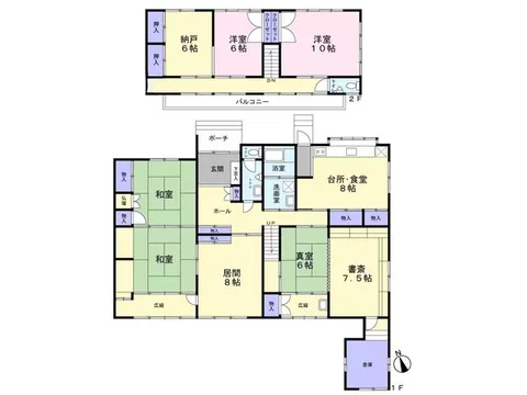 8DK detached house on a corner lot. Parking space for more than 3 cars. Opposite Josai Nursery. - Image 2