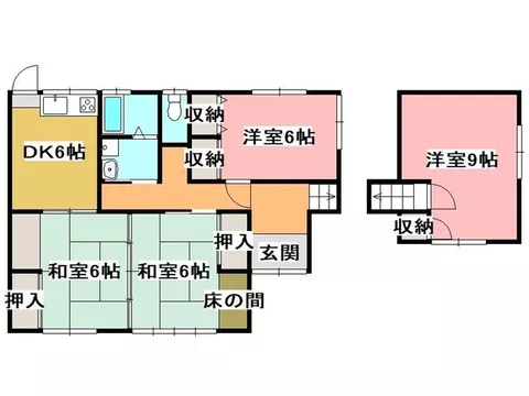 Parking for 2 cars available, lush residential area, flat land.