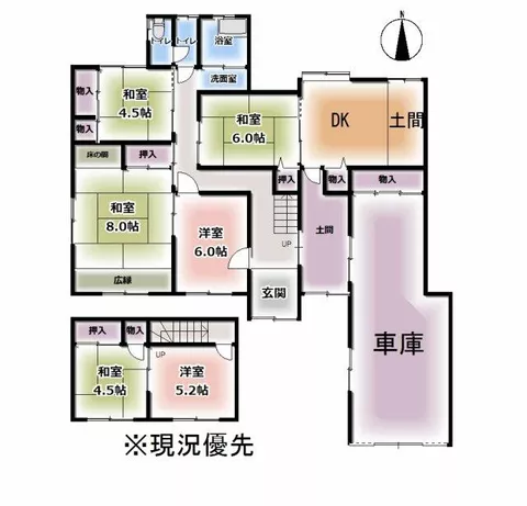 Matsuyama City, Shimonanba (Iyo-Hojo Station) 2-story building 6DK - Image 2