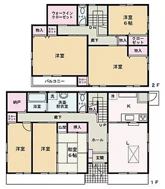 Moeka City, Nishida-i (Nishida-i Station), 2-story, 6SLDK