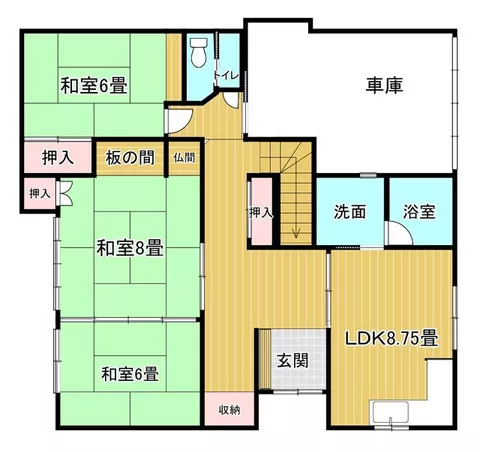 Murakami City, Iwafune Kamimachi (Iwafune Town Station) 2-story building 5LDK