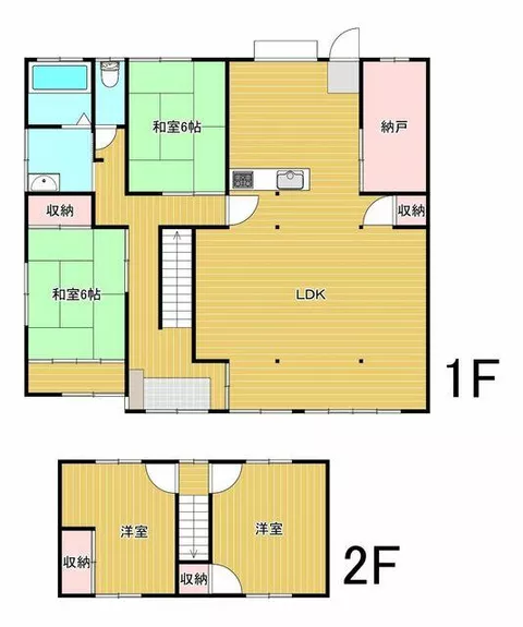 Yame City, Yanase 2-story building 4SLDK