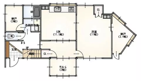 Sasebo City, Harabuncho (Sasebo Station) 2-story 4LDK