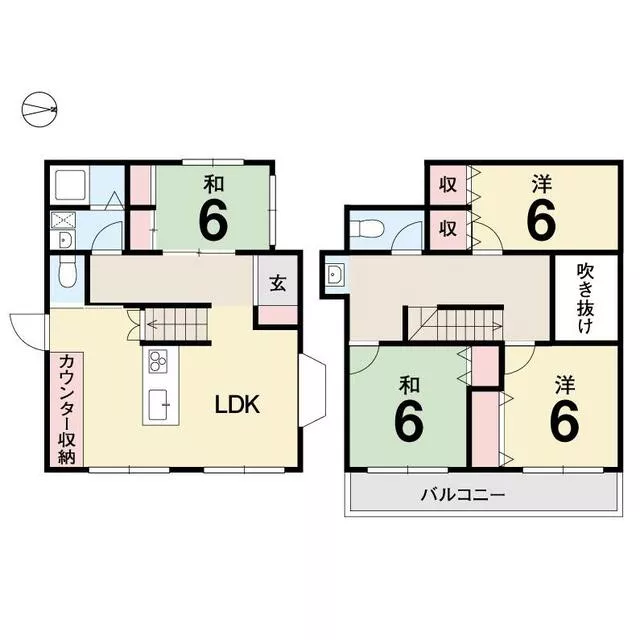 Marugame City, Iiyama Town, Higashisakamoto (Sakaide Station) 2-story 4LDK
