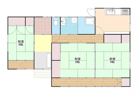 Shibukawa City Nakago (Shikishima Station) single-story building 3SK - Image 2
