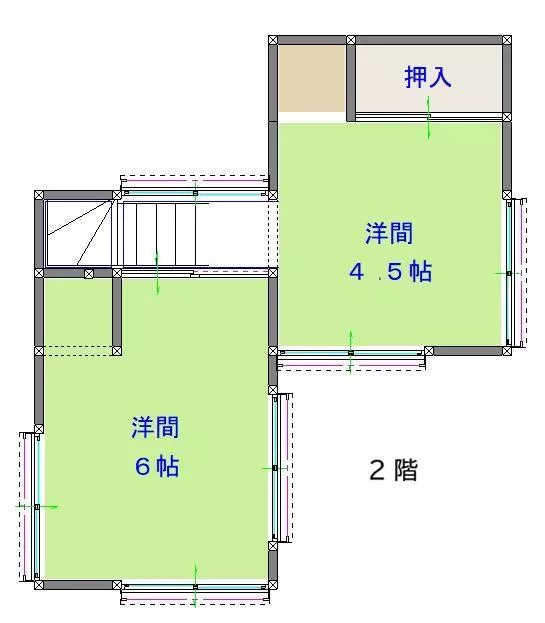 Toride City Inodai 4-chome (Toride Station) 2-story 3DK