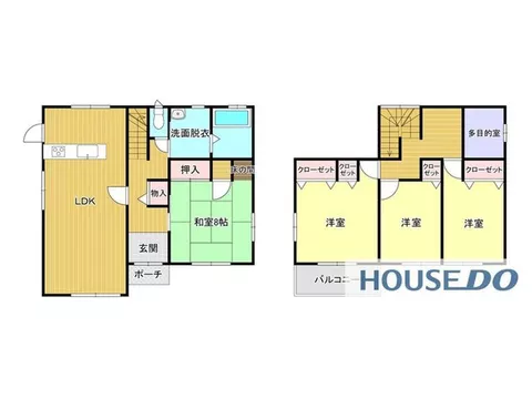 3LDK with approximately 53 tsubo of land! This used house comes with parking for 2 cars in parallel and a garden♪ - Image 2