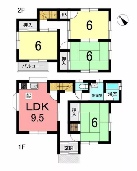 Chita City, Yahata, Shinmichi (Tatsumigaoka Station), 2-story, 4LDK