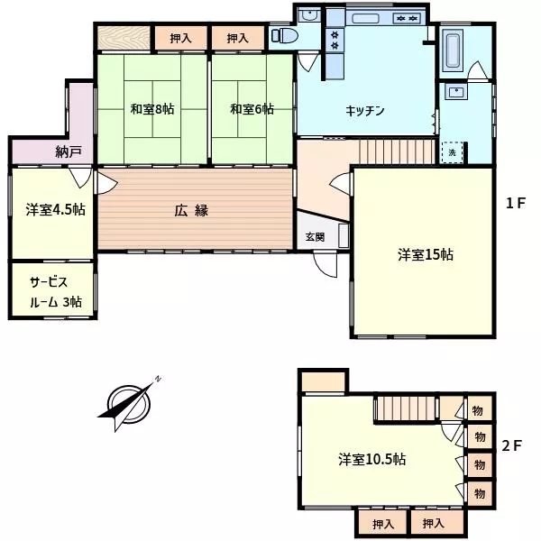 Kiryu City, Aioicho 3-chome (Undokoen Station) 2-story 5SDK