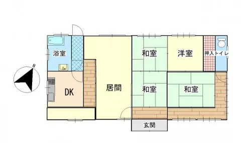 Kanoya City, Hagizuka Town (Shibushi Station) Single-story building 4SDK - Image 2