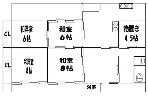 Ichinomiya City, Kiso River-cho Kuroda Aza Nishimachi Minami (Shin Kiso River Station) 2-story 4DK