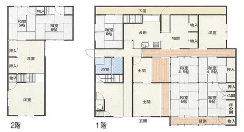 Tatsuno City, Iwasai-cho Nakagaito (Hon-Tatsuno Station) 2-story 10DK