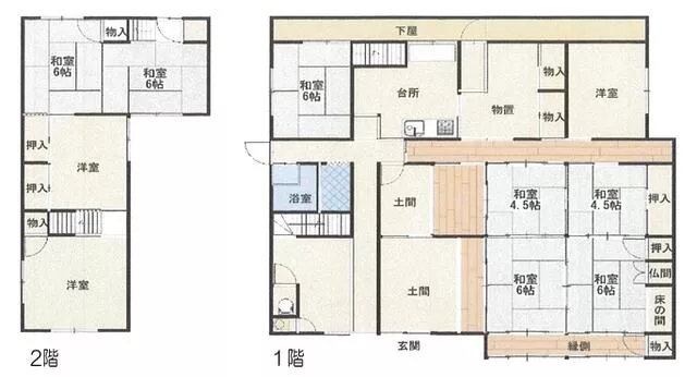 Tatsuno City, Iwasai-cho Nakagaito (Hon-Tatsuno Station) 2-story 10DK