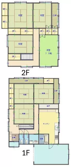 Myoko City, Tsukioka 2-chome (Kita-Arai Station) 2-story building 7K