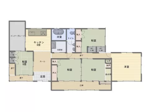 Minatocho 1 (Ichiki Station), 6.5 million yen