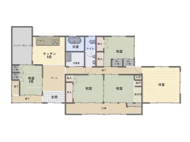 Minatocho 1 (Ichiki Station), 6.5 million yen