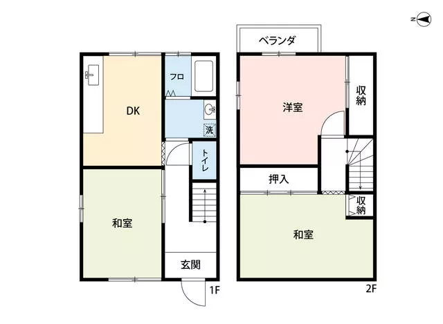 Takarazuka City, Minami Hibari Gaoka 3-chome (Yamamoto Station) 2-story 3DK