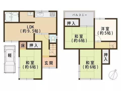 Immediate viewing available♪ / Monthly payment from 20,000 yen~ / Down payment 0 yen♪ ◆ Southeast facing ◆ Space for one light vehicle