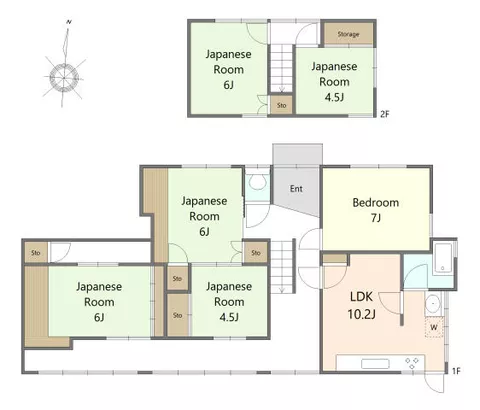 Okayama City, Naka Ward, Minato (Higashiyama - Okayaden Museum Station) 2-story 6LDK