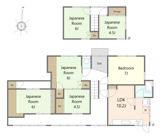 Okayama City, Naka Ward, Minato (Higashiyama - Okayaden Museum Station) 2-story 6LDK