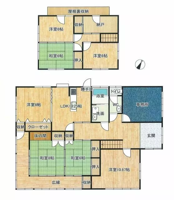 Imari City, Higashiyamashiro Town, Sato (Sato Station), two-story building, 7LDK