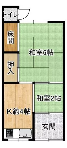 Fushimi-ku, Kyoto City, Keishō-cho (Fushimi Station) Single-story building 2K
