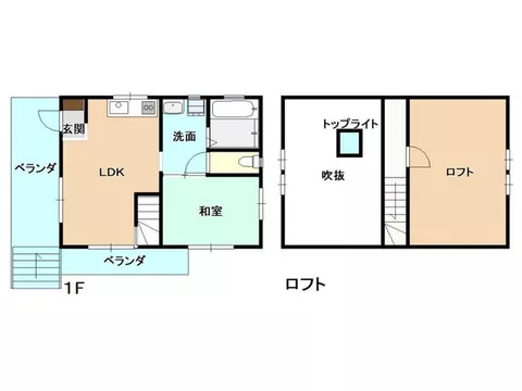 ~Loft-equipped log house (24.3㎡) standing in the great outdoors~