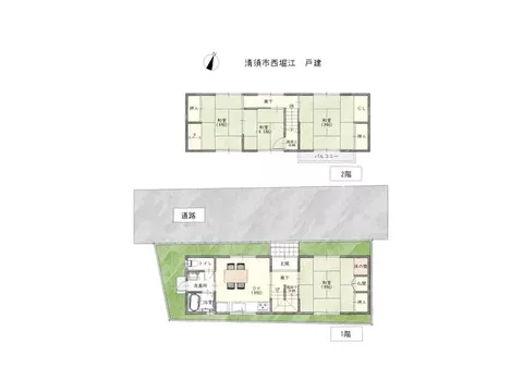 ◇ 9-minute walk from Meitetsu Nagoya Main Line "Sugaguchi" Station! ◆ 4DK with storage in all rooms!