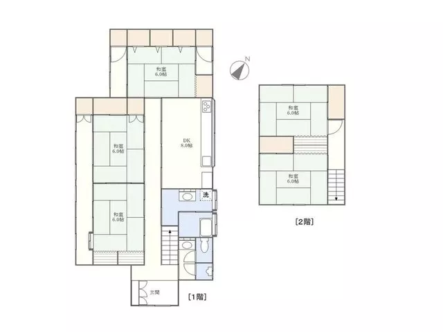 A 5DK detached house in Saito-go with good interior condition! Within a 10-minute walk to elementary school and supermarket.