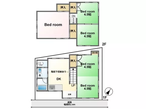 Spacious 5DK detached house! A home that can be used in various ways♪