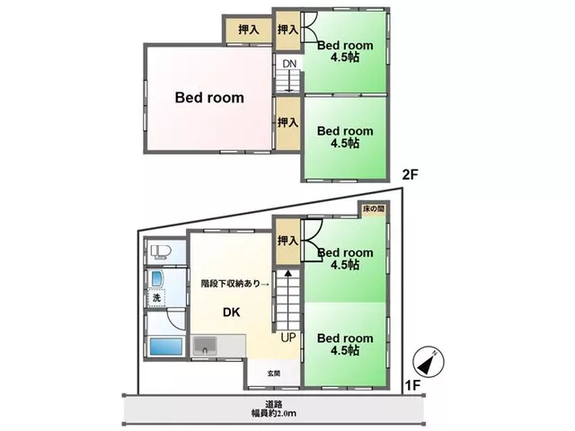 Spacious 5DK detached house! A home that can be used in various ways♪