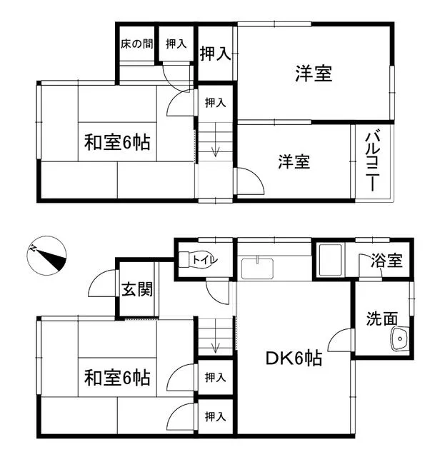 Kobe City, Kita Ward, Suzuran-dai Higashimachi 3-chome (Suzuran-dai Station) 2-story 4DK