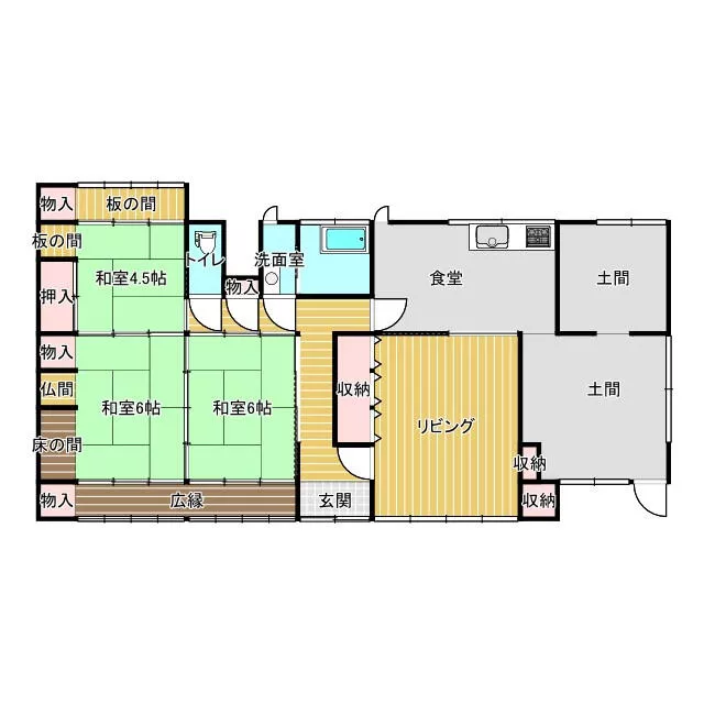 Konan City Noichicho Nishisako (Tosayamada Station) Single-story building 4SLDK
