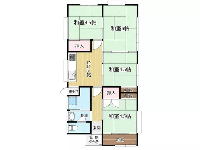 Popular "single-story" house! A convenient area for living!