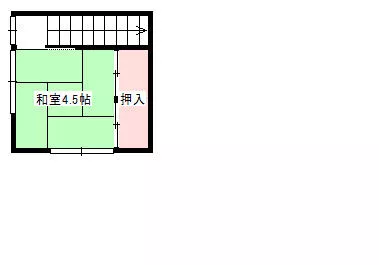 Tanaka Aro, Kujukuri Town, Sanbu District, 2-story building, 3K