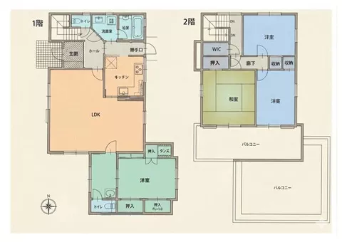 Sakade City, Ejiri Town, 2-story, 4LDK