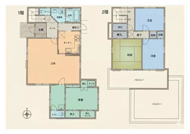 Sakade City, Ejiri Town, 2-story, 4LDK