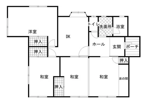 Saga City, Yamato Town, Oaza Kyuikei (Saga Station), single-story building, 4DK