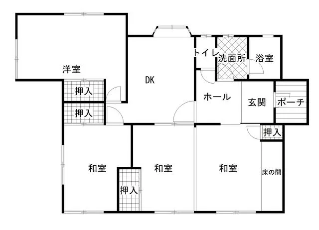 Saga City, Yamato Town, Oaza Kyuikei (Saga Station), single-story building, 4DK