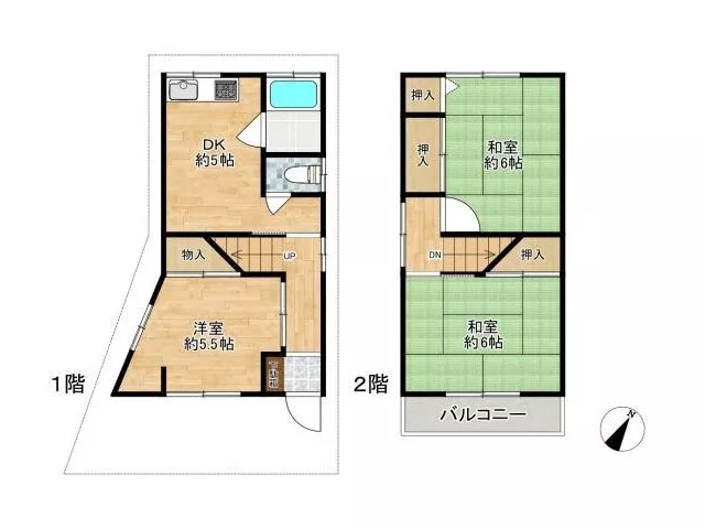 An area with many detached houses, quiet and calm atmosphere! Lush green high ground, slow life!