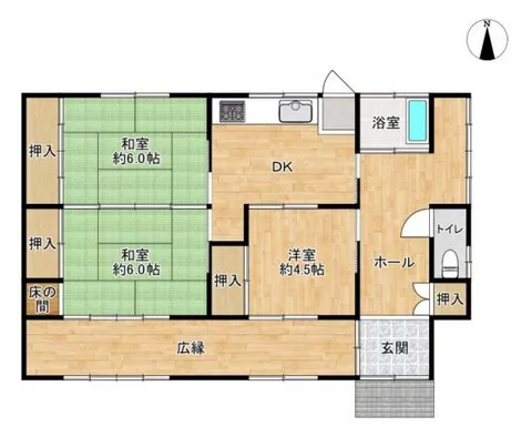 Ichinomiya City, Meichi, Ebata (Hagiwara Station) Single-story building 3DK