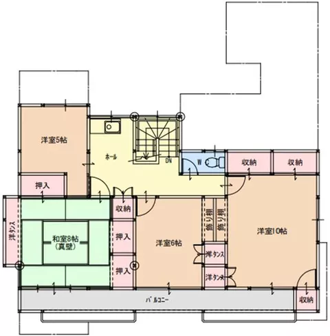 Oshu City, Mizusawa Oogane Town 3-chome (Mizusawa Station) 2-story building 8SLK