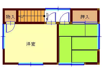 Setogoe 1-chome, Sasebo City (Izumifukuji Station) 2-story building 5K