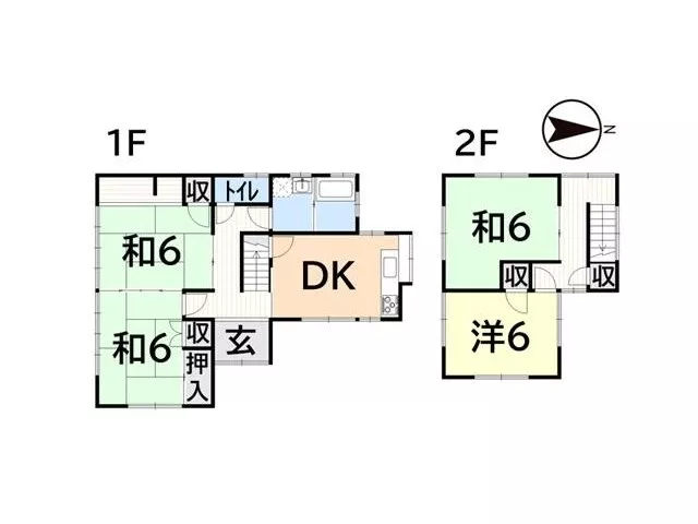 Commercial facilities are conveniently nearby in the Kitakana area of Beppu City. Hot spring facilities are also close!