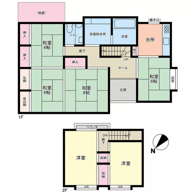 Nanao City Nakajima Town Kasashi (Noto Nakajima Station) 2-story 5DK
