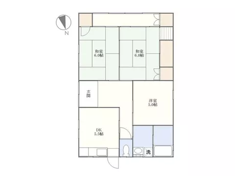 Single-story building 3DK | 2-minute walk to the Kashiwaki Elementary School bus stop | Parking for 3 cars available on the premises